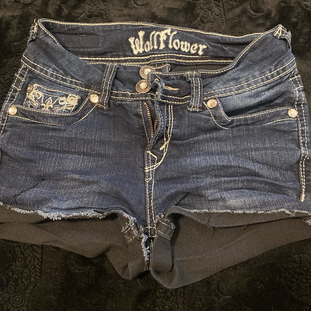y2k bling shorts